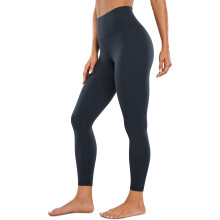 Womens Butterluxe High Waisted Yoga Leggings 25" - Double Seamed Buttery Soft Comfy Athletic Gym Workout Pants