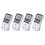 4X Uk Plug Digital Timer Plug Socket, Electrical Programmable Plug in Timer  for Light, B and More,13A/2900W Max 1