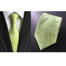 Men's Paisley Floral Jacquard Tie Wide 58"