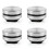 4X Draagbare Compatibele Beengeleidingsluidspreker Stereogeluid -Luidspreker (Zilver) 1