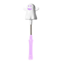 Halloween-Kürbis-Leuchtstab – Leuchtender Kürbisstab & blinkender Geisterstab für lustige Halloween-Mitbringsel (Weiß)
