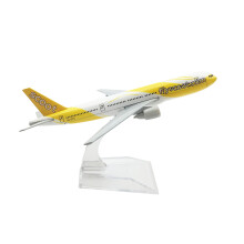 1/400 skala støbt Singapore 777 flymodel Airbus flymodel luftfartsvidenskabelig udstillingsmodel