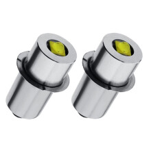 Bolgán LED P13.5S Bonn 6-24V Bán 6000K 200LM Do Shoilse Tóirse Maglite Ryobi 18V Craftsman Soilse Oibre Tóirsí