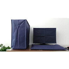 Desktop Dust Cover Set Blue 3-Piece for Monitor 22 Inch