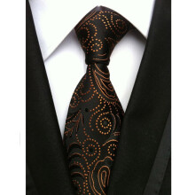 Herremote Blomster JACQUARD VEVET Slips Bryllupsfest Slips HZ195