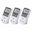3X Uk Plug Digital Timer Plug Socket, Electrical Programmable Plug in Timer  for Light, B and More, 13A/2900W Max 1