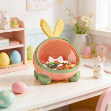 Rabbit Shaped Desktop Storage Box, Small Household Organizer For Dining Table And Bedside To Hold Snacks, Remote Controls, Or Miscellaneous Items