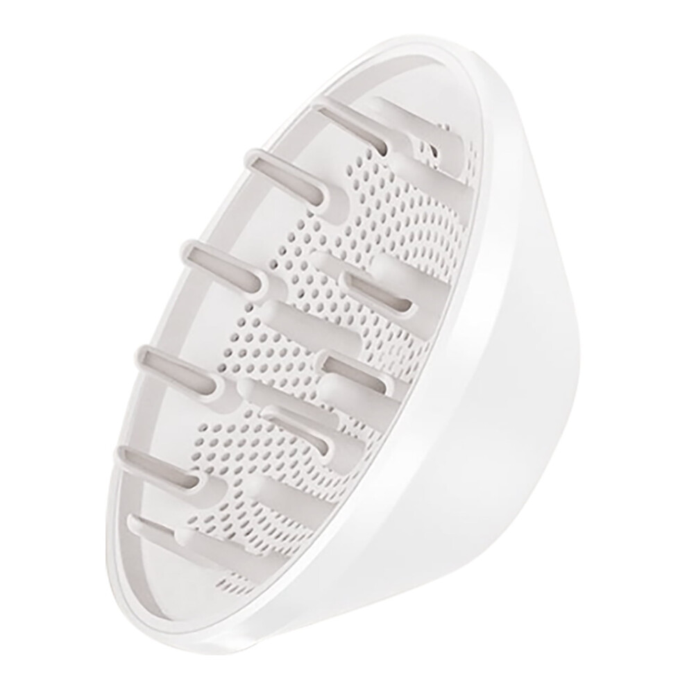 White Hair Dryer Diffuser Attachment, Compact For Home, Salon & Travel Â Compatible With Most Hair Dryers