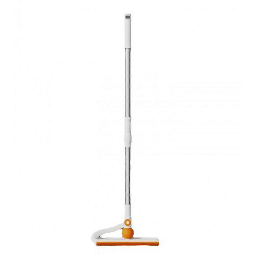 (Simple White) KINCJON Multifunctional Floor Brush Rotatable Multi-angle Floor Brush For Washing
