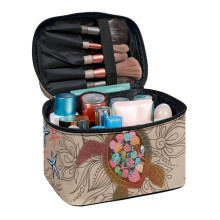 Makeup Organizer Foldable Turtle Design with Slip-in Pockets