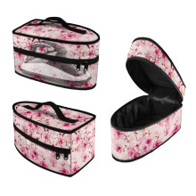 Light Clothes Iron Storage Case Cherry Blossom Pattern Lightweight Organizer Easy to Store and Carry, Bag Only