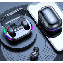 K10 Mini Wireless Earbuds Bluetooth 5.3, IPX5 Waterproof, Lightweight, Built-in Mic, Premium Sound, Long Range, with Charging Case