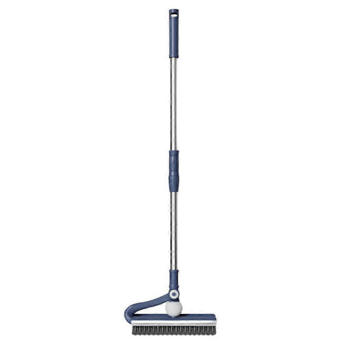 (Indigo) KINCJON Multifunctional Floor Brush Rotatable Multi-angle Floor Brush For Washing