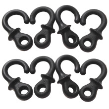 8pcs Archery Compound Bow String Stabilizer Monkey Tail Rubber Silencer Dampener