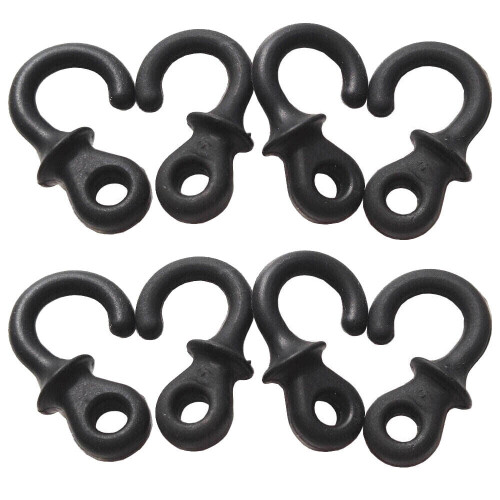 8pcs Archery Compound Bow String Stabilizer Monkey Tail Rubber Silencer Dampener