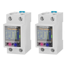 2X ATORCH GR2PWS Electricity Meter Tuya WiFi Rail Power Meter AC50-320V Digital Display Monitor