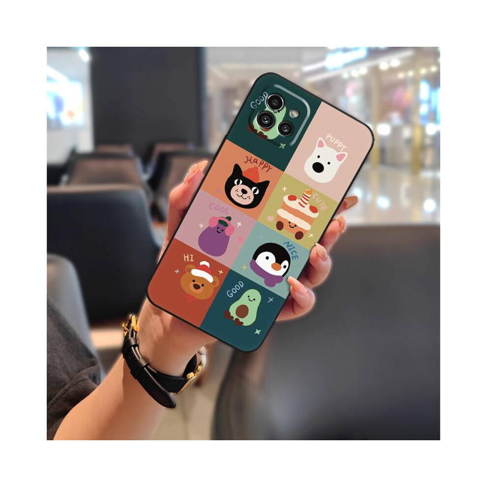 Phone Case Compatible With Samsung Galaxy A03 Euro/166Mm – Dirt-Resistant, Anti-Knock, Soft Tpu Full Wrap Cover With Animal Design 9365509159316