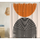 Κουρτίνα ντους Blingpainting Mid-Century Abstract Boho Arch – Μπεζ Γεωμετρική Τέχνη, Μινιμαλιστικό 1