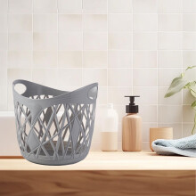 Flexible Laundry Basket,Plastic Basket with Handle,Dirty Clothes Hampers,Small Clothes Basket Storage Under $10