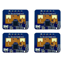 4X 24G MmWave LD2410C Human Presence Sensor Motion Detection Module