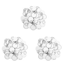 Metal Rim Tags Key Tags Round Paper Tags with Metal Rings for Car Keys and Door Keys (150Pcs)