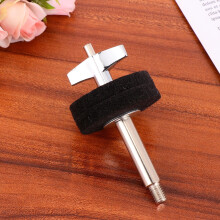 Worgeous Iron Plating Cymbal Stacker Bass Drum Cymbal Hanging Screw Musical Instruments Drum Accessories (Black)