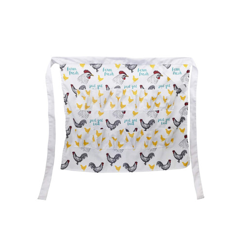 Deep Pocket Egg Collecting Apron Farmhouse Style 1 Pack