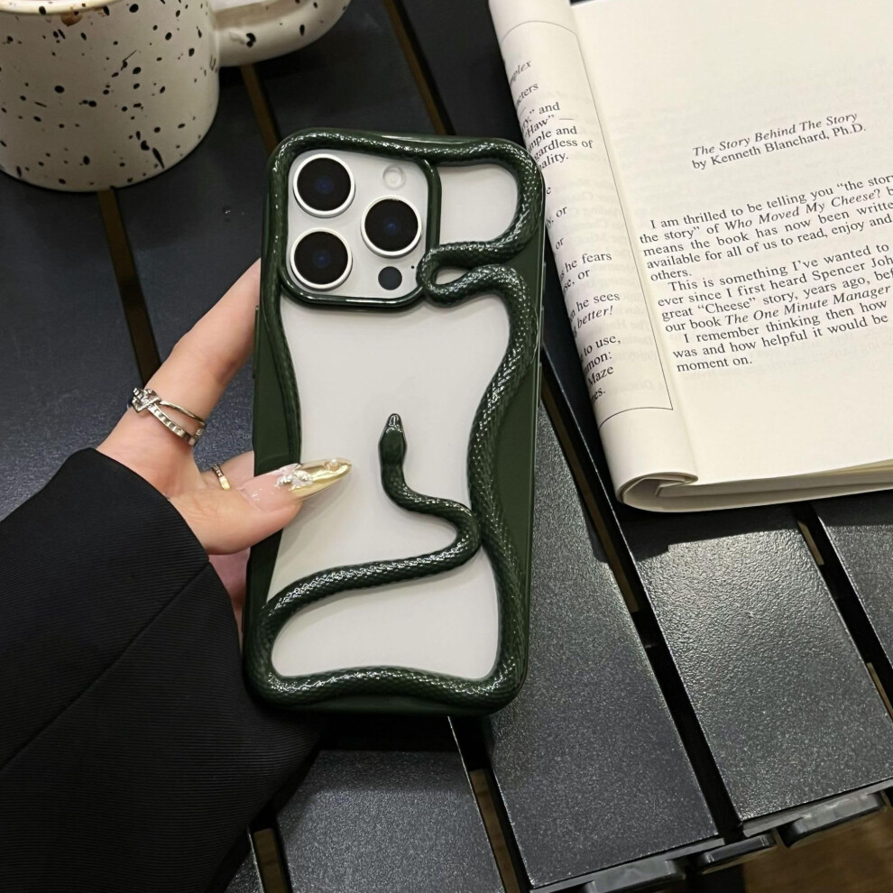 Snake Iphone Case ShockâAbsorbing Dual Layer Slim Protective Cover For Iphone 11 12 13 14 15 16 Green 9771547595083