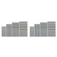NEU 80-teiliges Mini-Bohrer-Set 0,5 mm–2,0 mm mit geradem Schaft, winzige kleine Bohrer, vollgeschliffen, HSS-Spiralbohrer für Bohrer