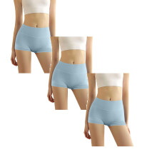 3-pack bomullsshorts för pojkar, underkläder för kvinnor, anti-skav shorts för underklänning, mjuka boxershorts