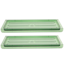 2Pcs Plastic Condiment Bottle Holder Household Spice Storage Tray Kitchen Spice Bottle Tray