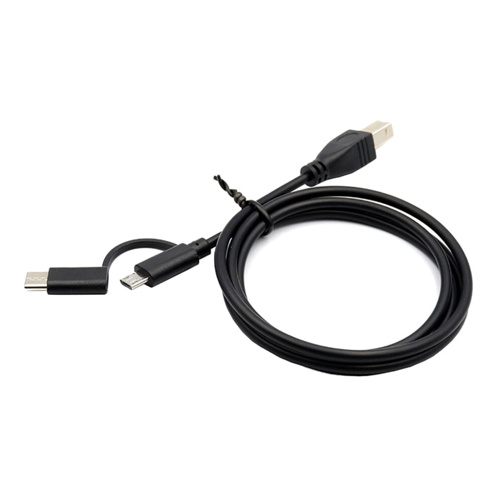 Smartphones To Printer Otg Cable Micro Usb & Type C To Usb-B Cord Date Wire 9028731003313