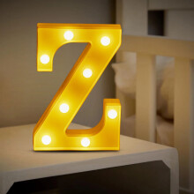 Lettres lumineuses LED alphabet - Fonctionne sur piles, couleurs personnalisables, pour la maison, les fêtes, les mariages, Noël - Compatible avec