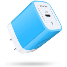 20-W-USB-C-PD-Netzteil, kompatibel mit iPhone, Schnellladeadapter – Blau