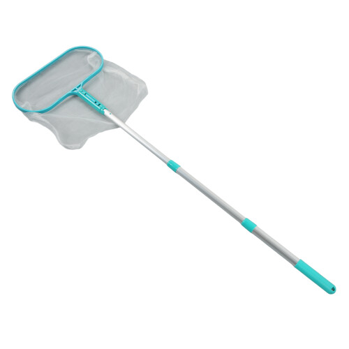 Swimming Pool Net Plastic Fine Mesh Efficient Cleaning Leaf Rake with Telescopic Rod for Garden 1