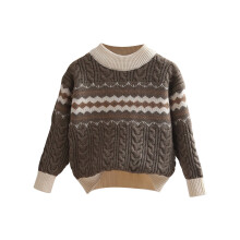 Sweaters for Boys,Holiday Sweater Kids,Graphic Crew Neck Child Clothing,Green,Size 7 T