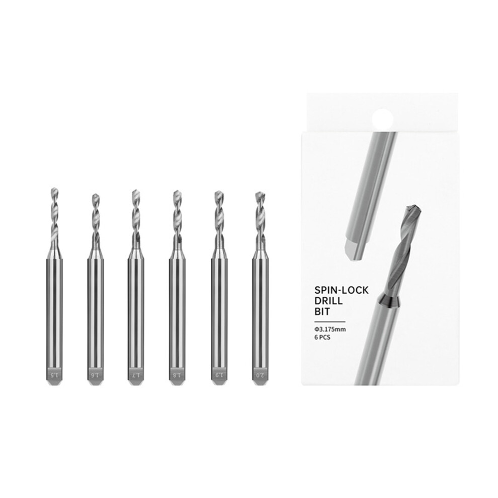 6Pcs/Set Oval Head Drill Bit Set Manual Drilling Tool-Xdb S02 7754001781316