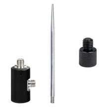 Base de Antena de Onda Corta para Vehículo Portátil de Aluminio, con Interfaz M-Hembra, para Instalación en Exteriores.