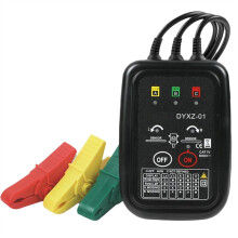 Ny DYXZ-01 Spänningsindikatortestare/ Kontaktfri Fassekvensdetektormätare LED-Display 3-Fastestare