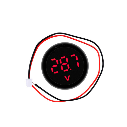 Hochpräzises Voltmeter mit hellem LED-Display für den-Rot