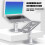 Aluminum Alloy Adjustable Foldable 360 Rotating Tablets Stand 2