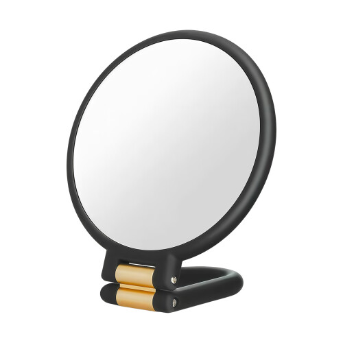 Double Sided Cosmetic Mirror For Precise Makeup-Black 15X