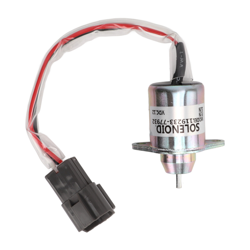 Metal 12V 3-Terminal Fuel Stop Shutdown Solenoid Valve For John Deere 7681377183300