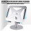 360 Rotating Height Adjustable Foldable Tablets Stand for Video 5