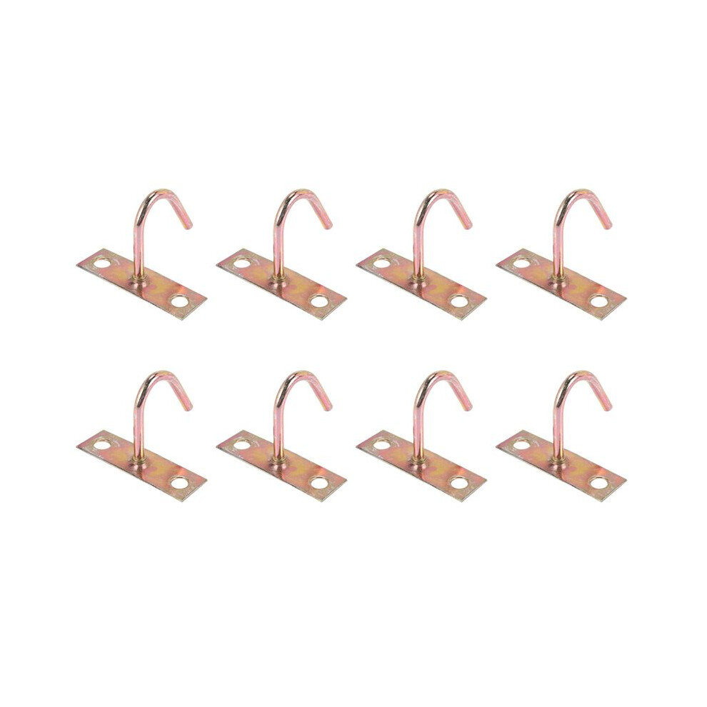 8X Fan Fixture Metal J Shaped Ceiling Mount Hook Hanger 80Mm Height 6033391882706