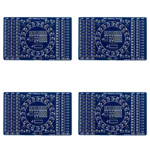 4X Kit DIY Tablero de PráCtica de Soldadura LED SMD NE555 Giratorio Kit de Bricolaje de Entrenamiento de Habilidades de Fanny Conjunto de MóDulo de