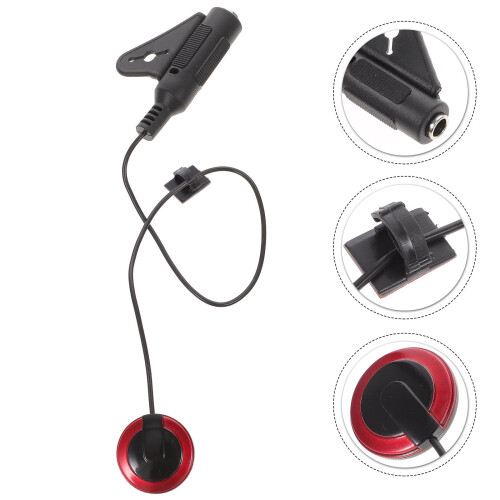 Guitar Preamp Pickup Acoustic Compact Black Plastic 1 Pack
