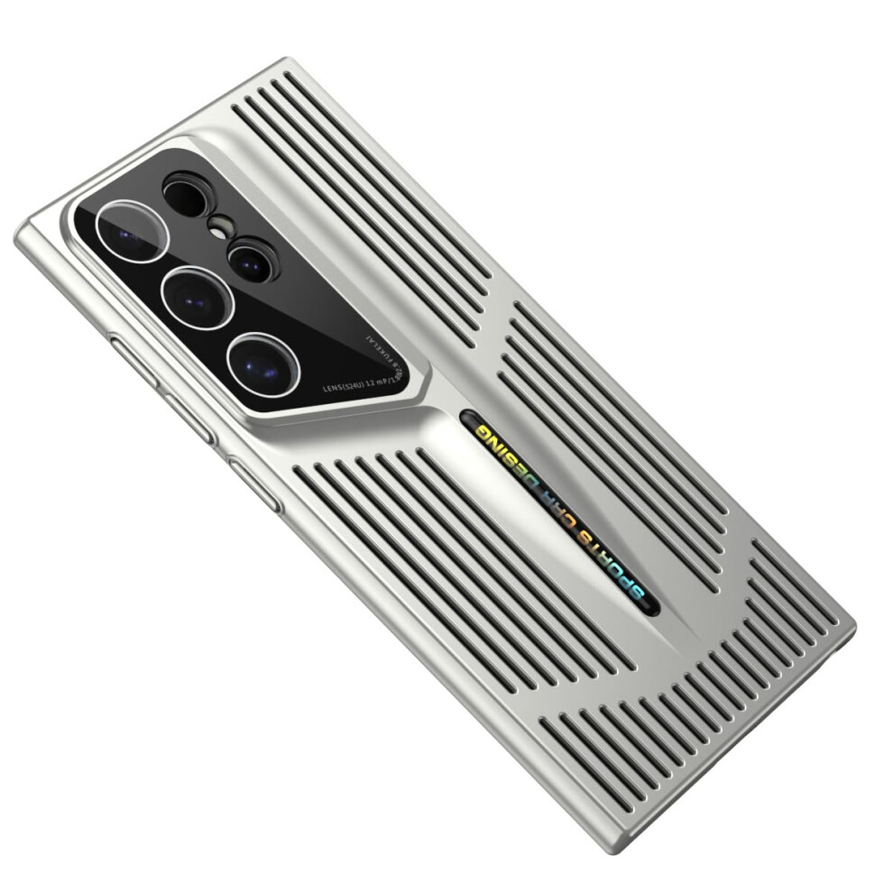 Aluminum Alloy Military‑Grade Drop Protection Heat Dissipation Shockproof Cover Case For Samsung Galaxy S25 Ultra Silver 9771547595571