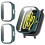 2 Pack Case for Redmi Watch 5 Active with Built‑in Tempered Glass Screen Protector, Full Coverage Scratch‑Resistant Shield 1