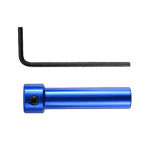 Robuuste stalen stopcontactadapter met ergonomische-Blauw